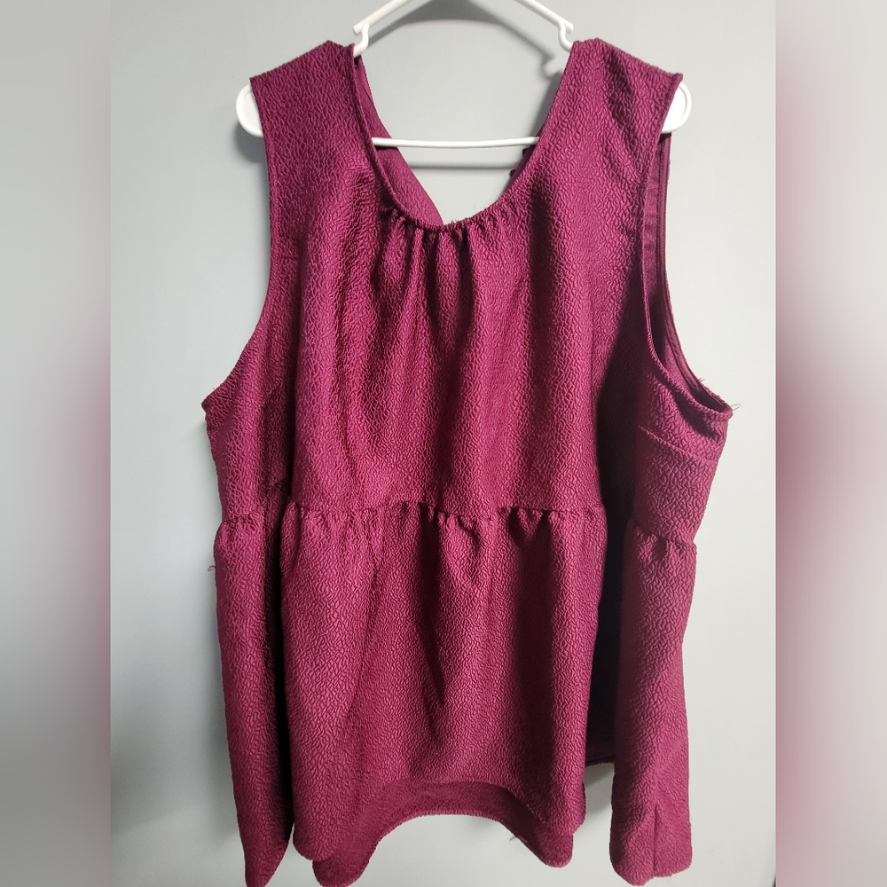 WhoWhatWear Purple Blouse